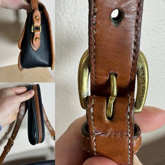 Dooney & Bourke Crossbody Shoulder Bag Purse All Weather Leather Classic Vintage - Picture 15 of 16